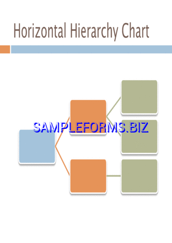 Horizontal Organization Chart 1 pdf potx free
